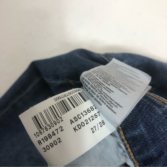 MAVI Alissa High-Rise Super Skinny Distressed Raw Hem Jeans, size 27 - Picture 11 of 14